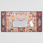 Kashan Dabir Oil Drilling Animal Rug Print Desk Mat Gallery Image 1
