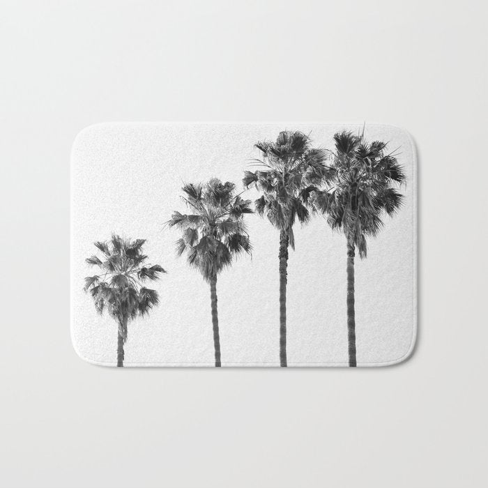 Four Palm Trees Bath Mat Gallery Image 1