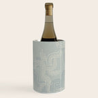 calming essentials traces concrete blue Wine Chiller Gallery Image 3