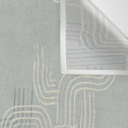calming essentials traces concrete blue Wall Tapestry Gallery Image 3