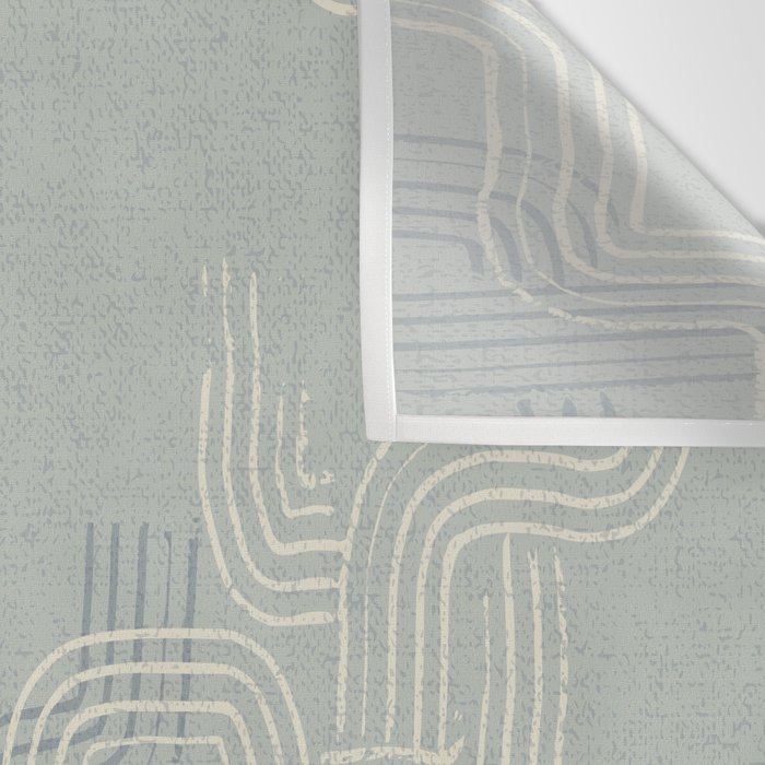 calming essentials traces concrete blue Wall Tapestry Gallery Image 3