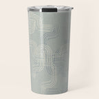 calming essentials traces concrete blue Travel Mug Gallery Image 1