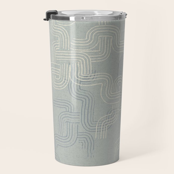 calming essentials traces concrete blue Travel Mug Gallery Image 3