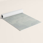 calming essentials traces concrete blue Yoga Mat Gallery Image 2
