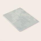 calming essentials traces concrete blue Notebook Gallery Image 3