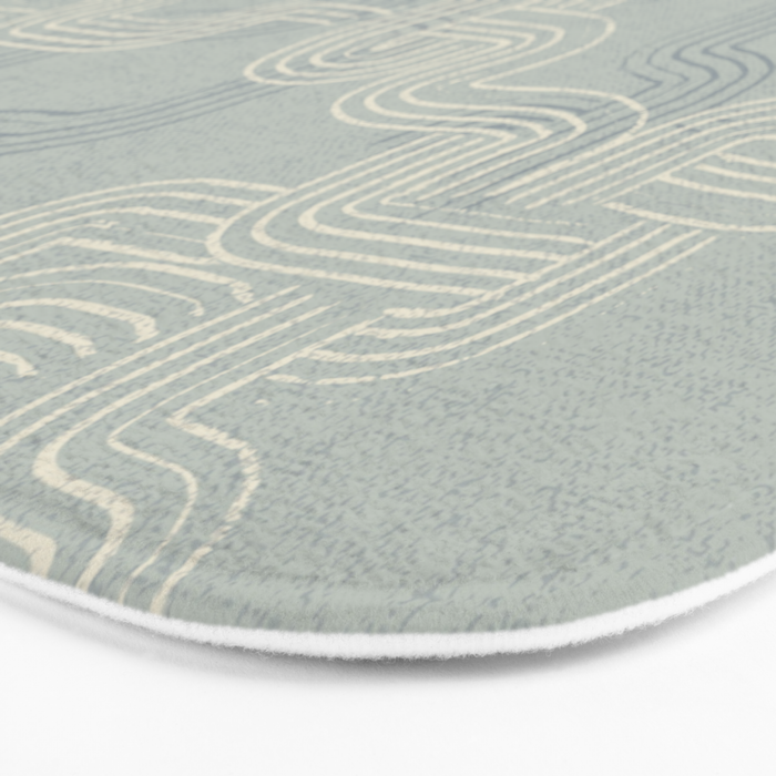 calming essentials traces concrete blue Bath Mat Gallery Image 3