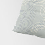 calming essentials traces concrete blue Pillow Sham Gallery Image 4