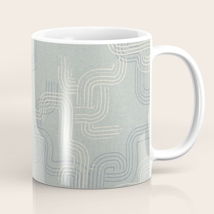 calming essentials traces concrete blue Coffee Mug Gallery Image 1
