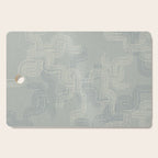 calming essentials traces concrete blue Cutting Board Gallery Image 1