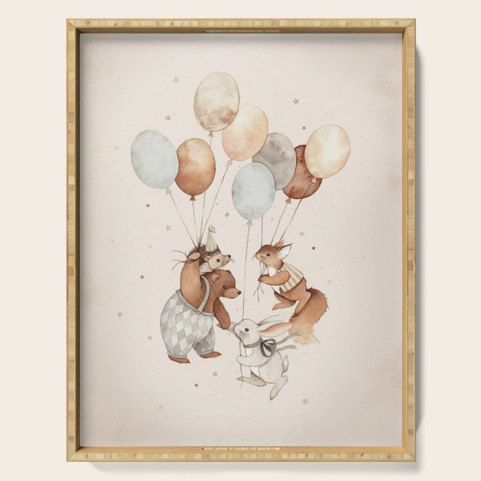 Flying Animals Serving Tray Gallery Image 1