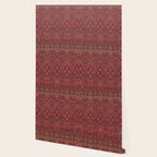 Vibrant Moroccan Kilim Pattern Wallpaper Gallery Image 2