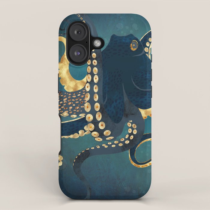 Metallic Octopus IV iPhone Case Gallery Image 1