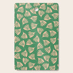 Green and Blush Wispy Leaves Contemporary Modern Pattern Cutting Board Gallery Image 1