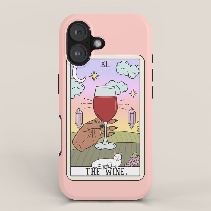 WINE READING (DARK) iPhone Case Gallery Image 1