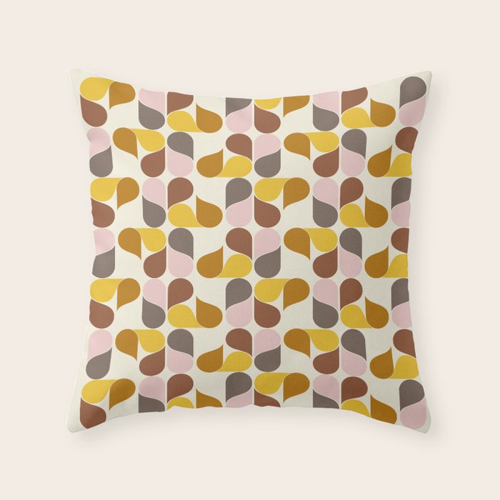 Abstract Leaves 1 Throw Pillow Gallery Image 6