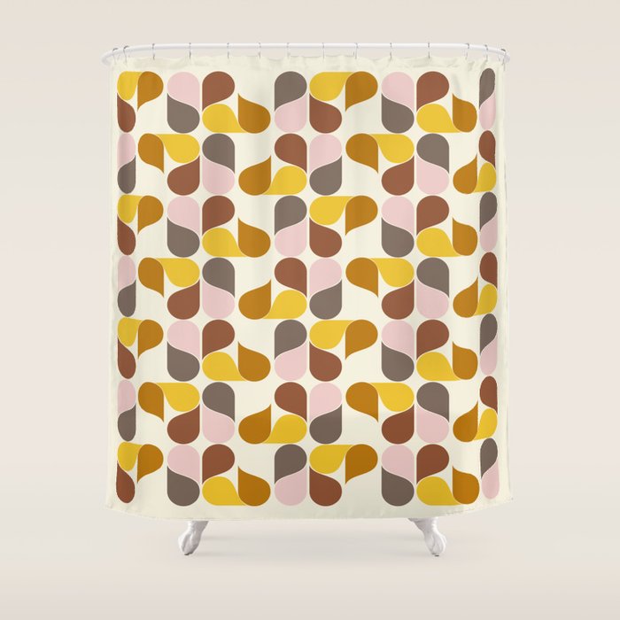 Abstract Leaves 1 Shower Curtain Gallery Image 1