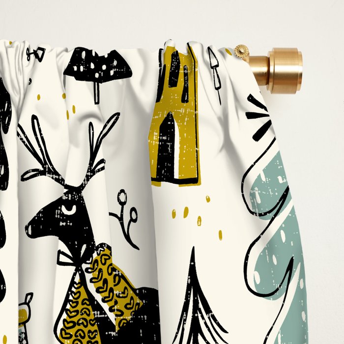 Wonderland Window Curtain Gallery Image 2