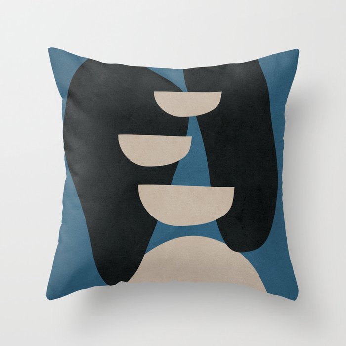 Abstract Balance 9 Throw Pillow Gallery Image 1