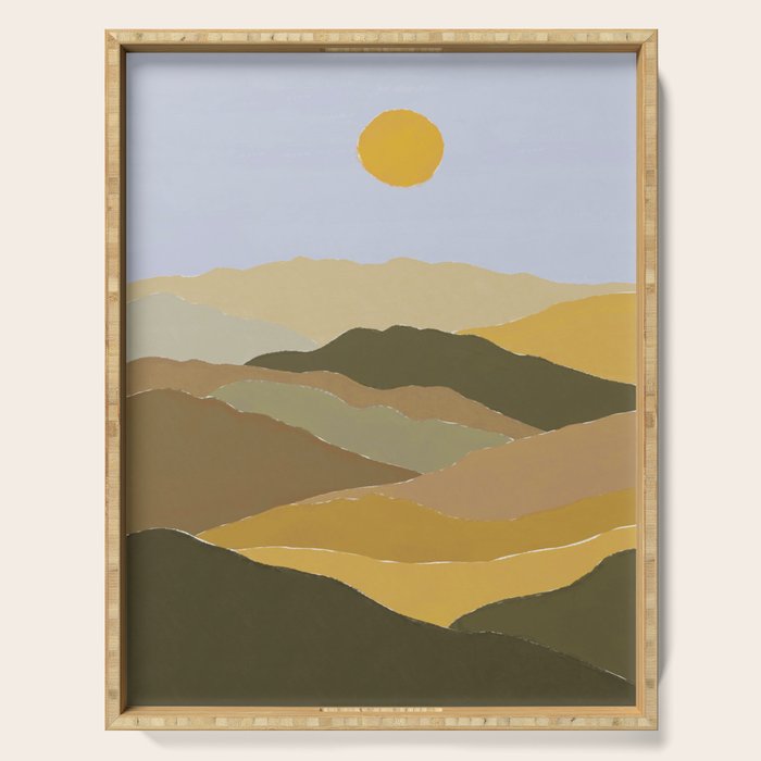Beautiful Fall Colors Serving Tray Gallery Image 1