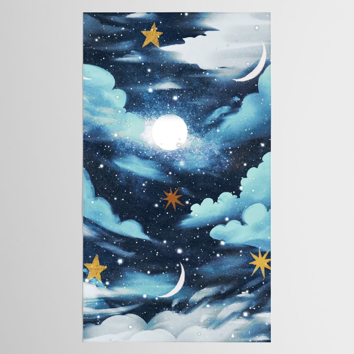 Moonlit Cloud Fantasy A Tablecloth Gallery Image 2