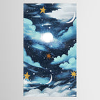 Moonlit Cloud Fantasy A Tablecloth Gallery Image 2