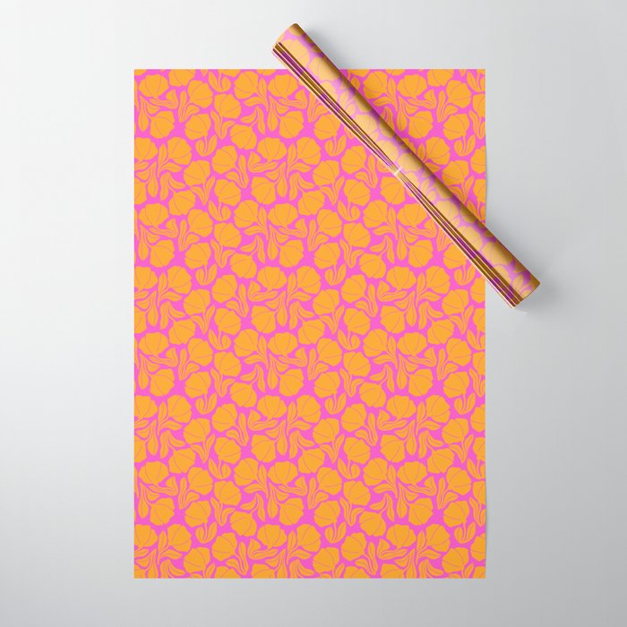 Boho Blooms - Yellow Wrapping Paper Gallery Image 1