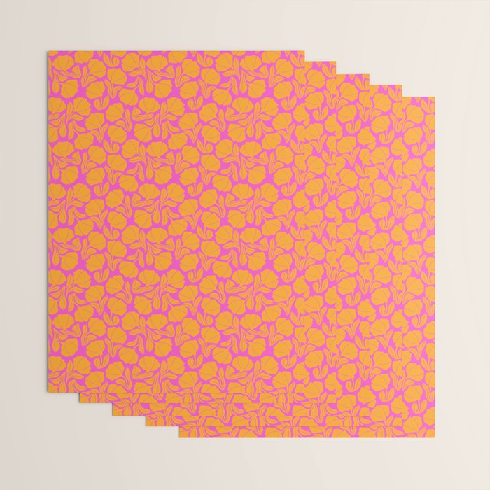 Boho Blooms - Yellow Wrapping Paper Gallery Image 3