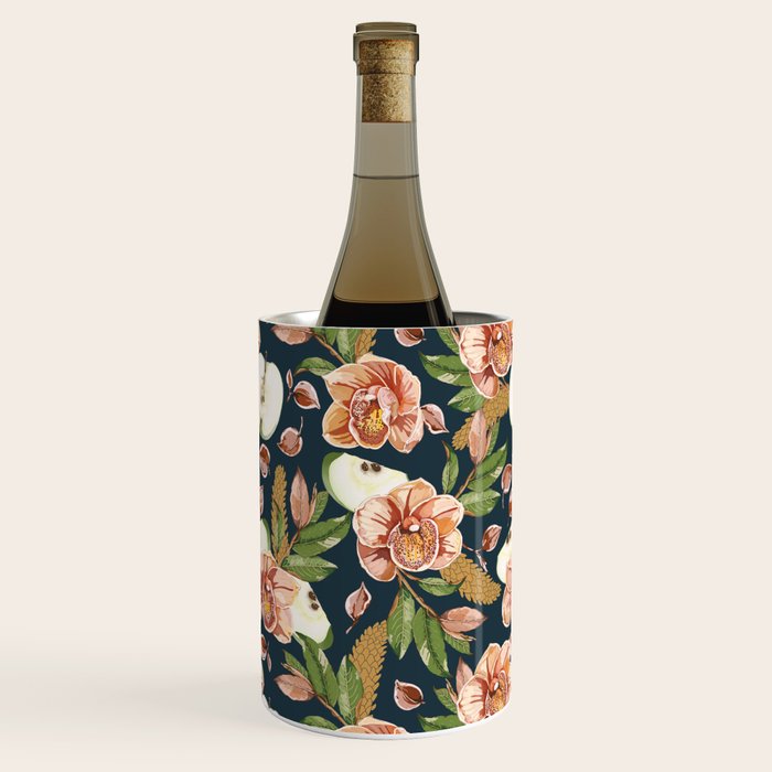Tropical flowers autumn field D Wine Chiller Gallery Image 1
