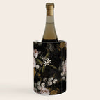 Antique Botanical Roses And  Chamomile Midnight Garden Wine Chiller Gallery Image 3