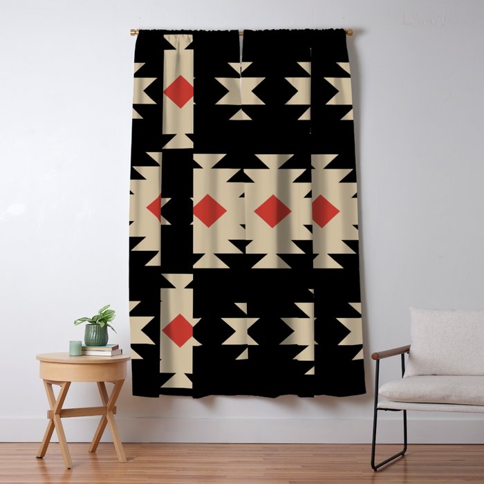 Native American Pattern 553 Window Curtain Gallery Image 5