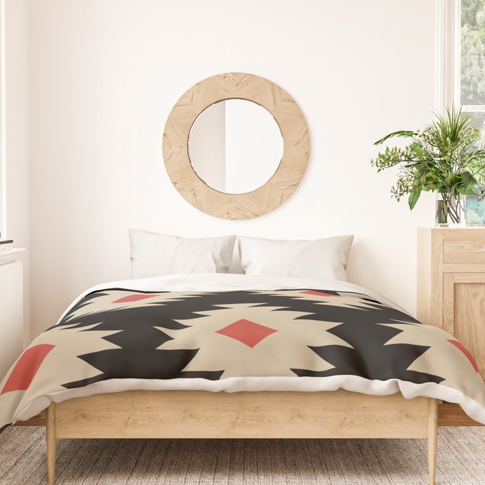 Native American Pattern 553 Duvet Cover Gallery Image 3