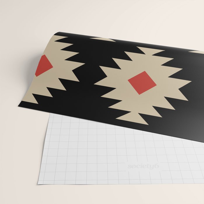 Native American Pattern 553 Wrapping Paper Gallery Image 2