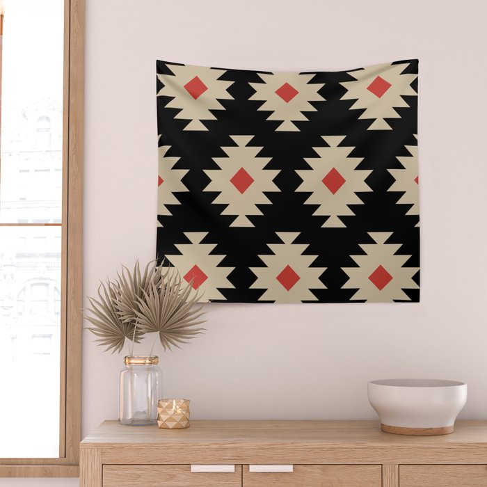 Native American Pattern 553 Wall Tapestry Gallery Image 2