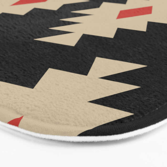 Native American Pattern 553 Bath Mat Gallery Image 3