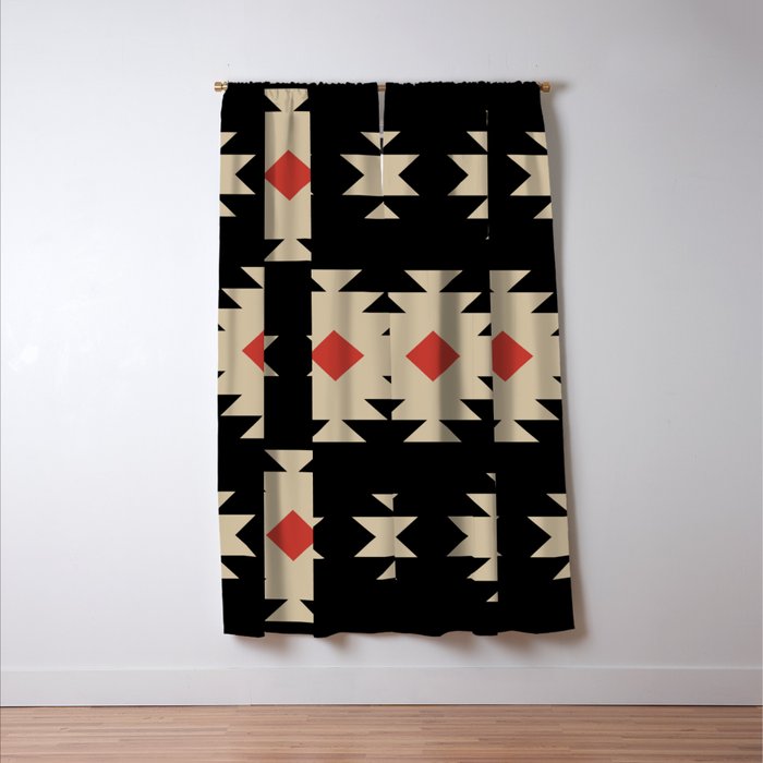 Native American Pattern 553 Window Curtain Gallery Image 3
