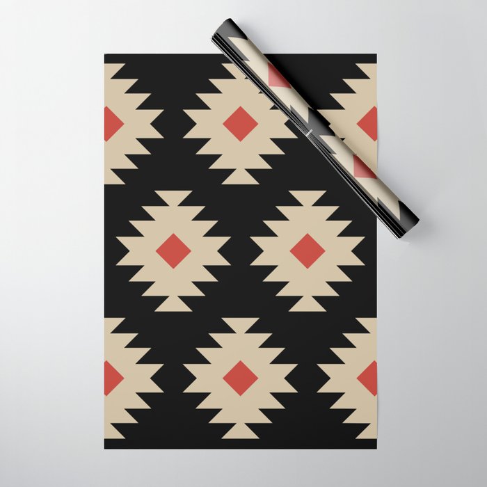 Native American Pattern 553 Wrapping Paper Gallery Image 1