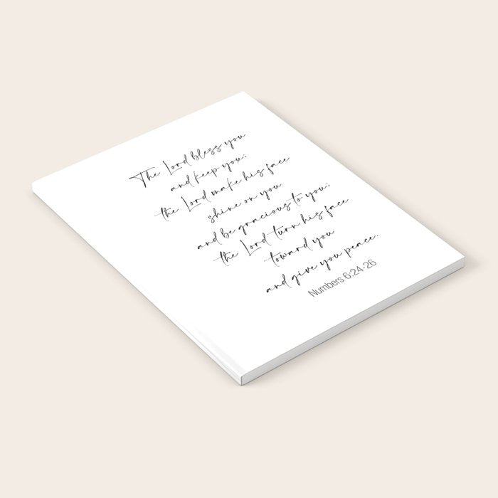 The Lord Bless You  - Numbers 6:24-26 Notebook Gallery Image 1