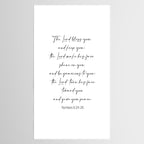 The Lord Bless You  - Numbers 6:24-26 Tablecloth Gallery Image 2