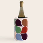 Colorful Geometric Raindrop Pattern Wine Chiller Gallery Image 3