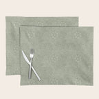 William Morris Marigold Sage Green Placemat Gallery Image 1