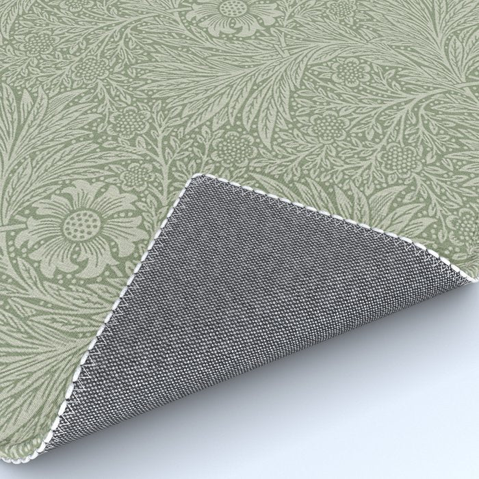 William Morris Marigold Sage Green Rug Gallery Image 4