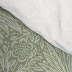 William Morris Marigold Sage Green Comforter Gallery Image 4
