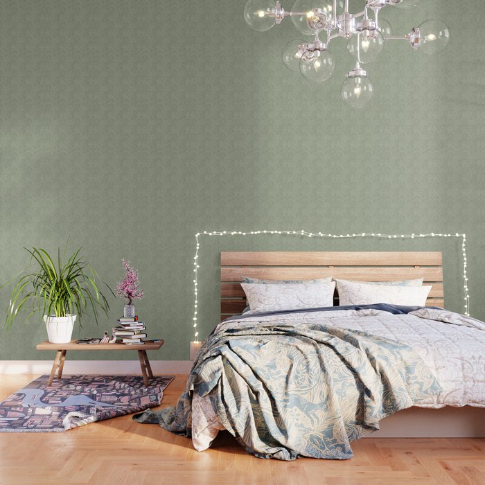 William Morris Marigold Sage Green Wallpaper Gallery Image 3