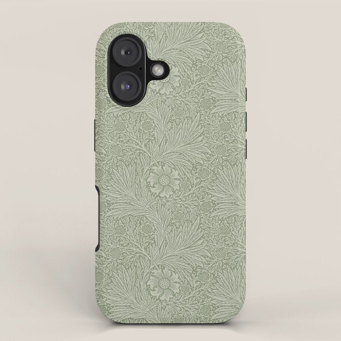 William Morris Marigold Sage Green iPhone Case Gallery Image 1