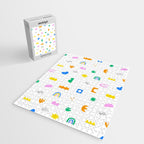 Fun colorful abstract summer shape pattern Jigsaw Puzzle Gallery Image 2