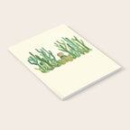 In my happy place - hedgehog meditating in cactus jungle Notebook Gallery Image 2