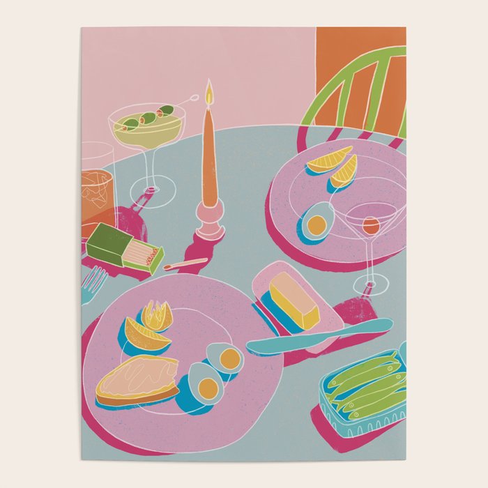 Drinks and Snacks Poster