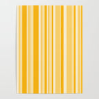 Classic Stripes XXII - Golden Sunshine Yellow Poster Gallery Image 4