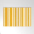 Classic Stripes XXII - Golden Sunshine Yellow Welcome Mat Gallery Image 1