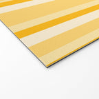 Classic Stripes XXII - Golden Sunshine Yellow Welcome Mat Gallery Image 2